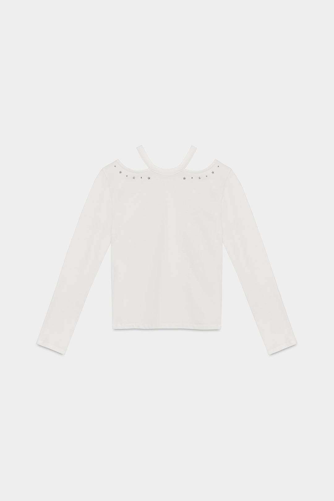 CUT-OUT NECK T-SHIRT
