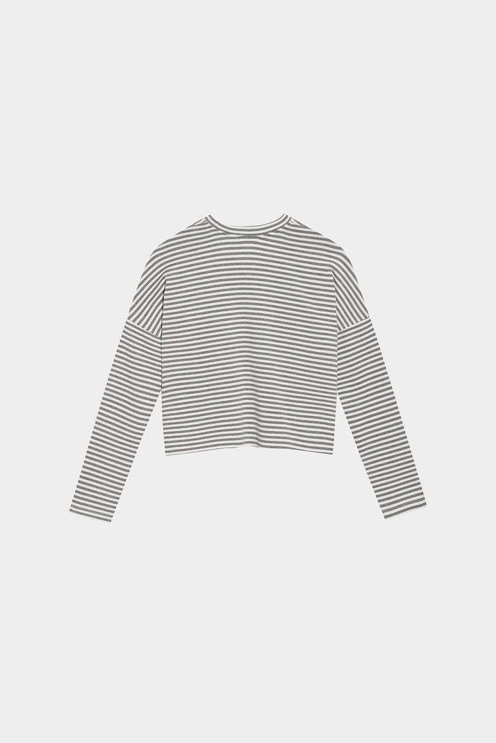 NOON STRIPED EMBROIDERED T-SHIRT