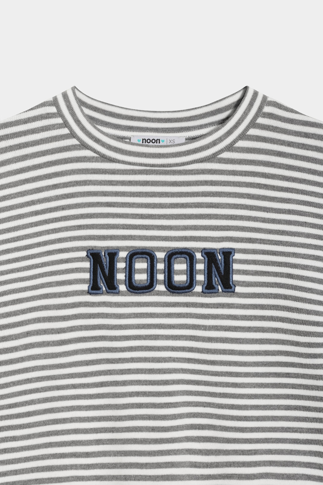 NOON STRIPED EMBROIDERED T-SHIRT