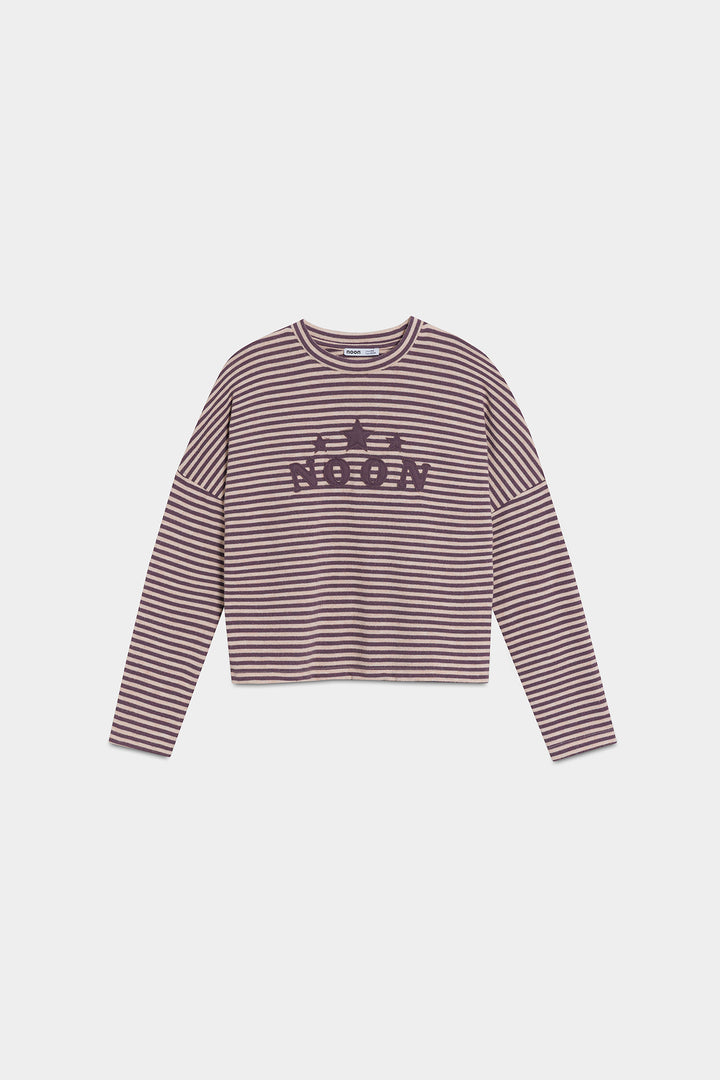 CAMISETA NOON PARCHE RAYAS