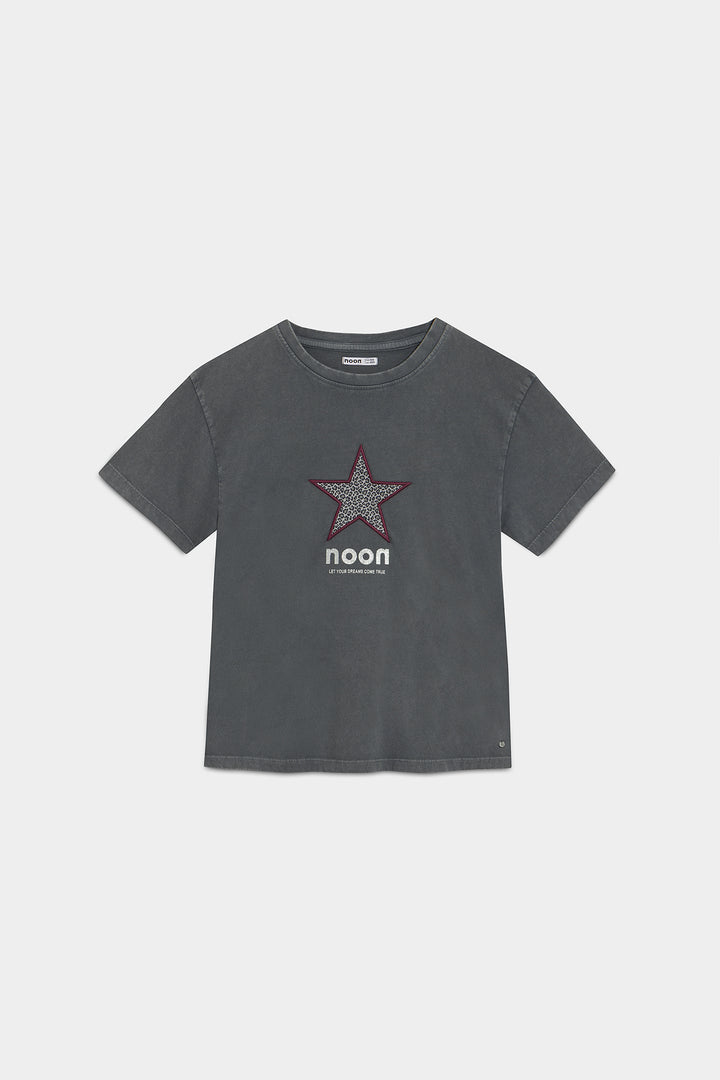 LEOPARD PATCH T-SHIRT
