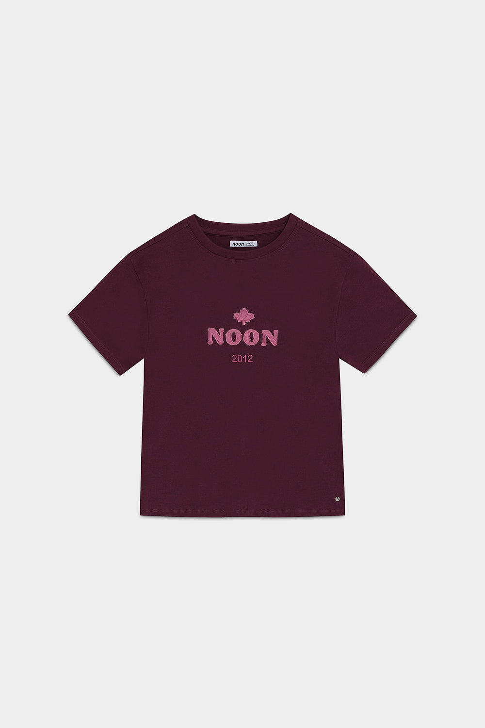 CAMISETA PARCHE TEJIDO HOJA