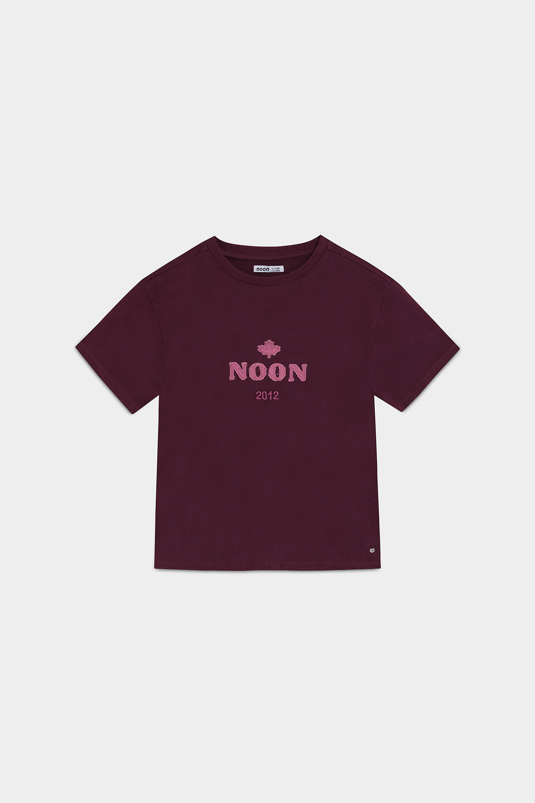 CAMISETA PARCHE TEJIDO HOJA