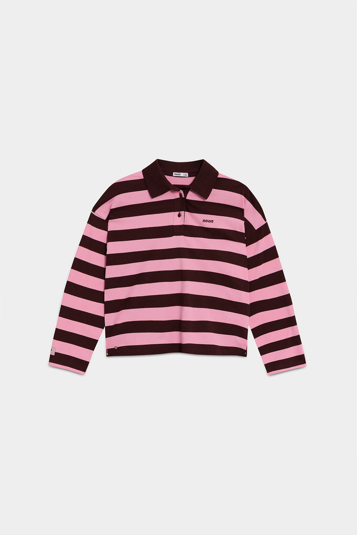 CAMISETA RAYAS CUELLO POLO