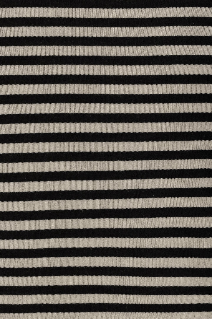 STRIPED FLARE SLEEVE T-SHIRT