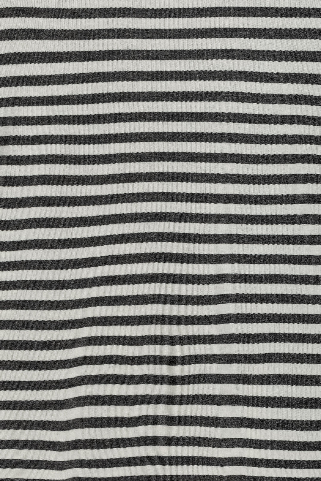 Long-sleeved striped T-shirt