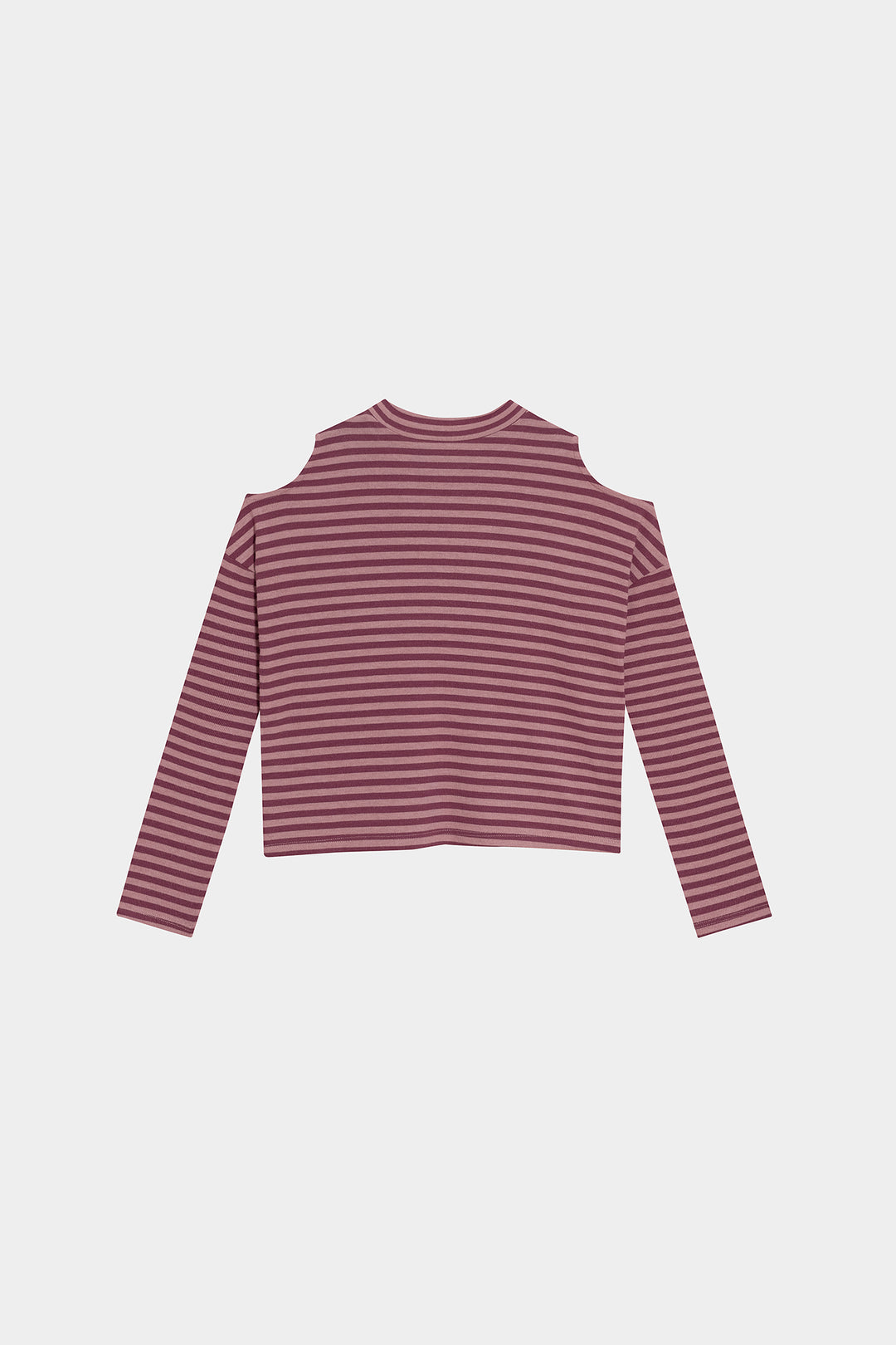 STRIPED PERKINS NECK T-SHIRT