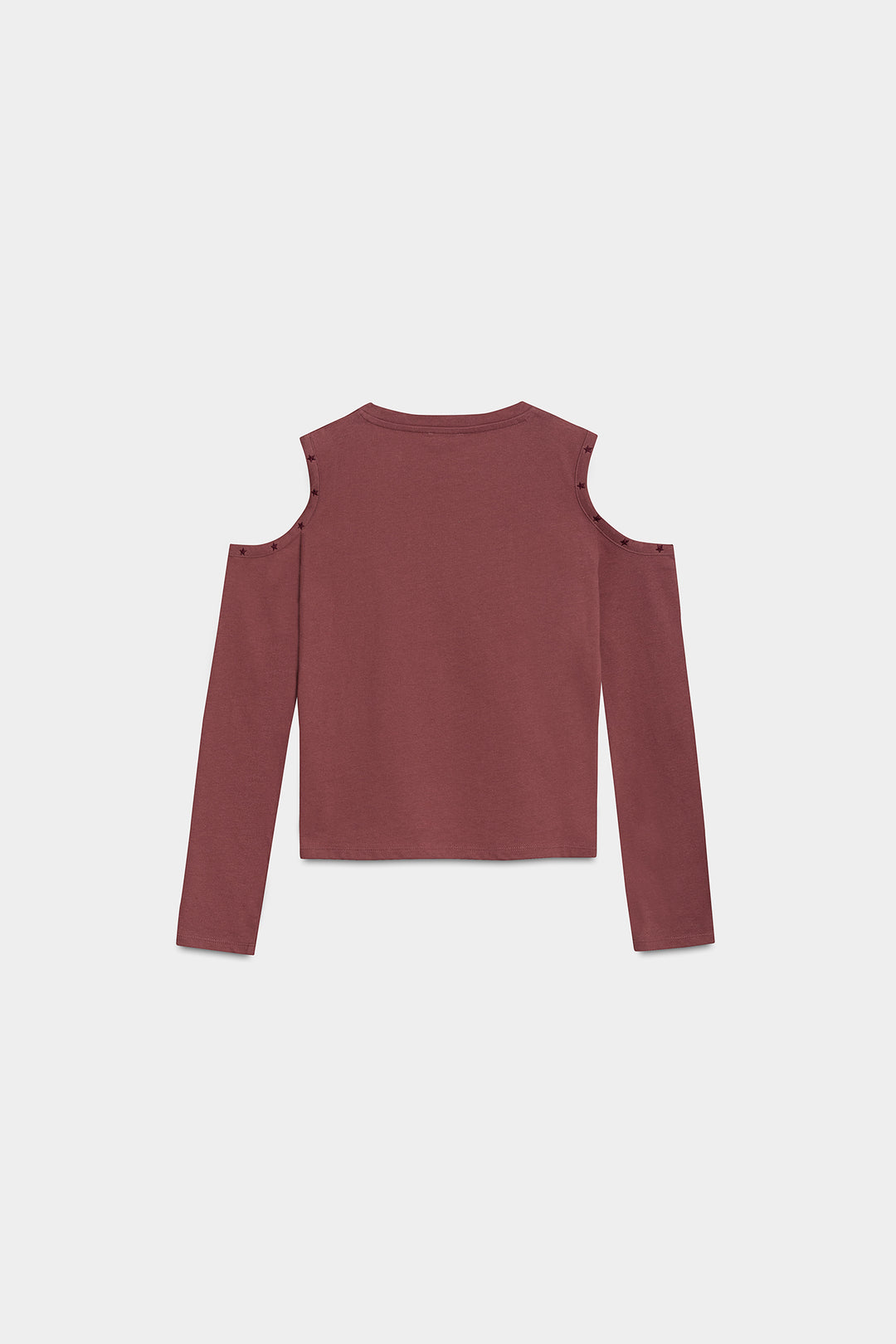 STUDDED T-SHIRT WITH SLIT