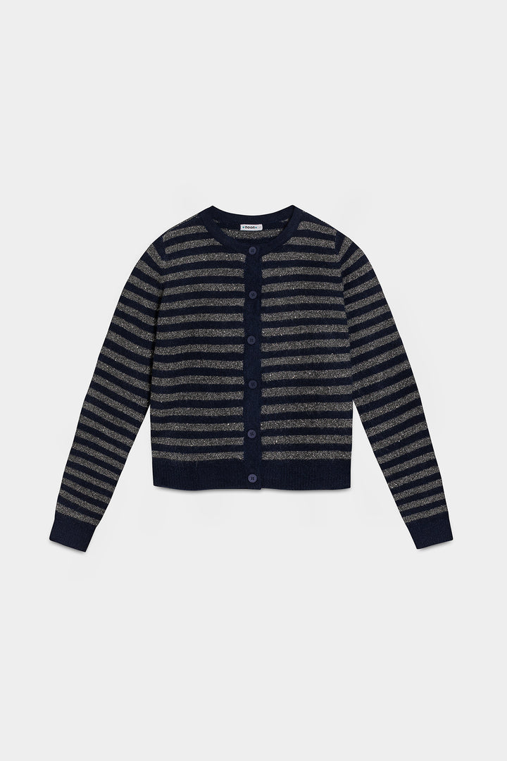 CARDIGAN AJUSTADO RAYAS