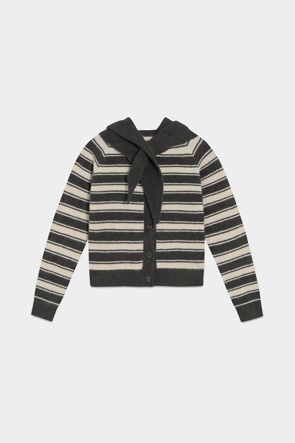 OVERSIZE STRIPED CARDIGAN