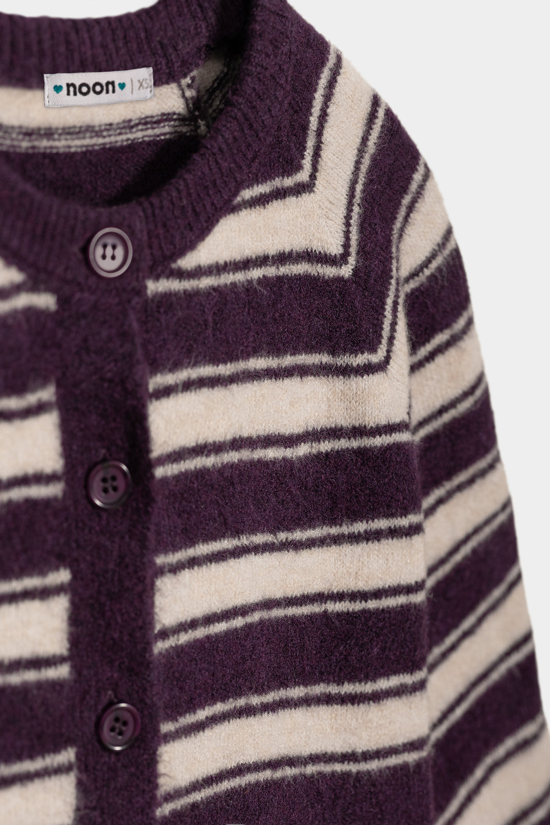 OVERSIZE STRIPED CARDIGAN