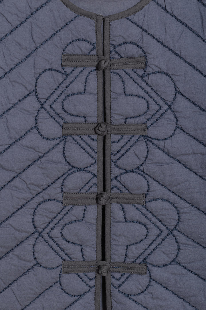 CHALECO ENGUATADO CIERRES DELANTERO