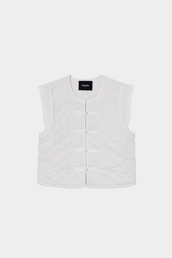 CHALECO ENGUATADO CIERRES DELANTERO