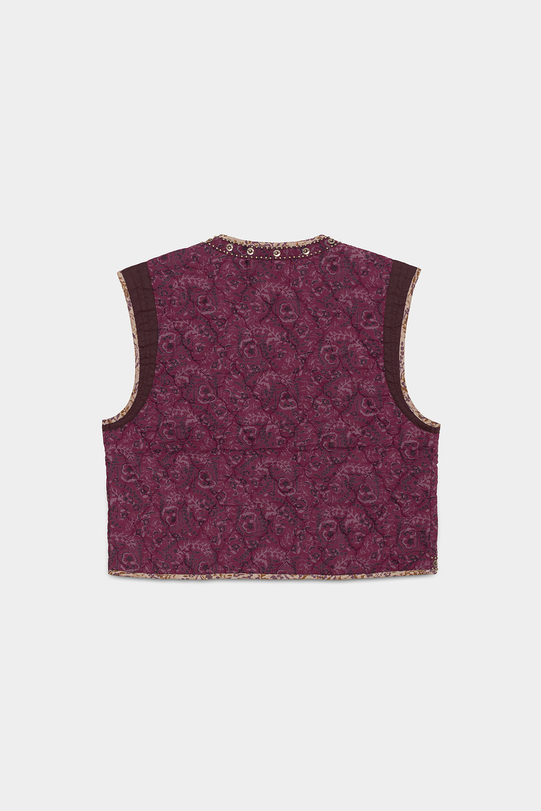 CHALECO ENGUATADO ESTAMPADO TACHAS