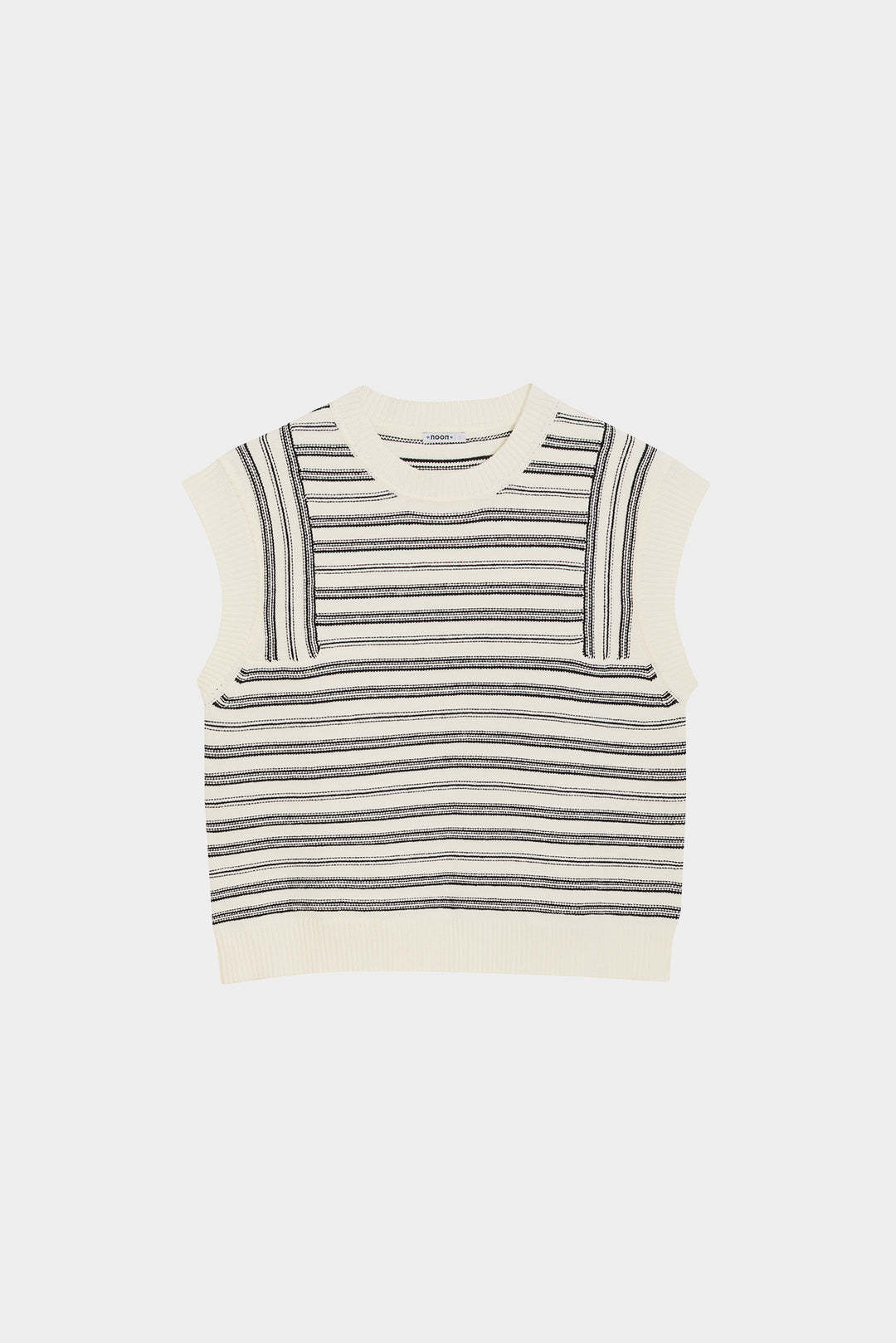 COLETE DE MALHA LISTRADA