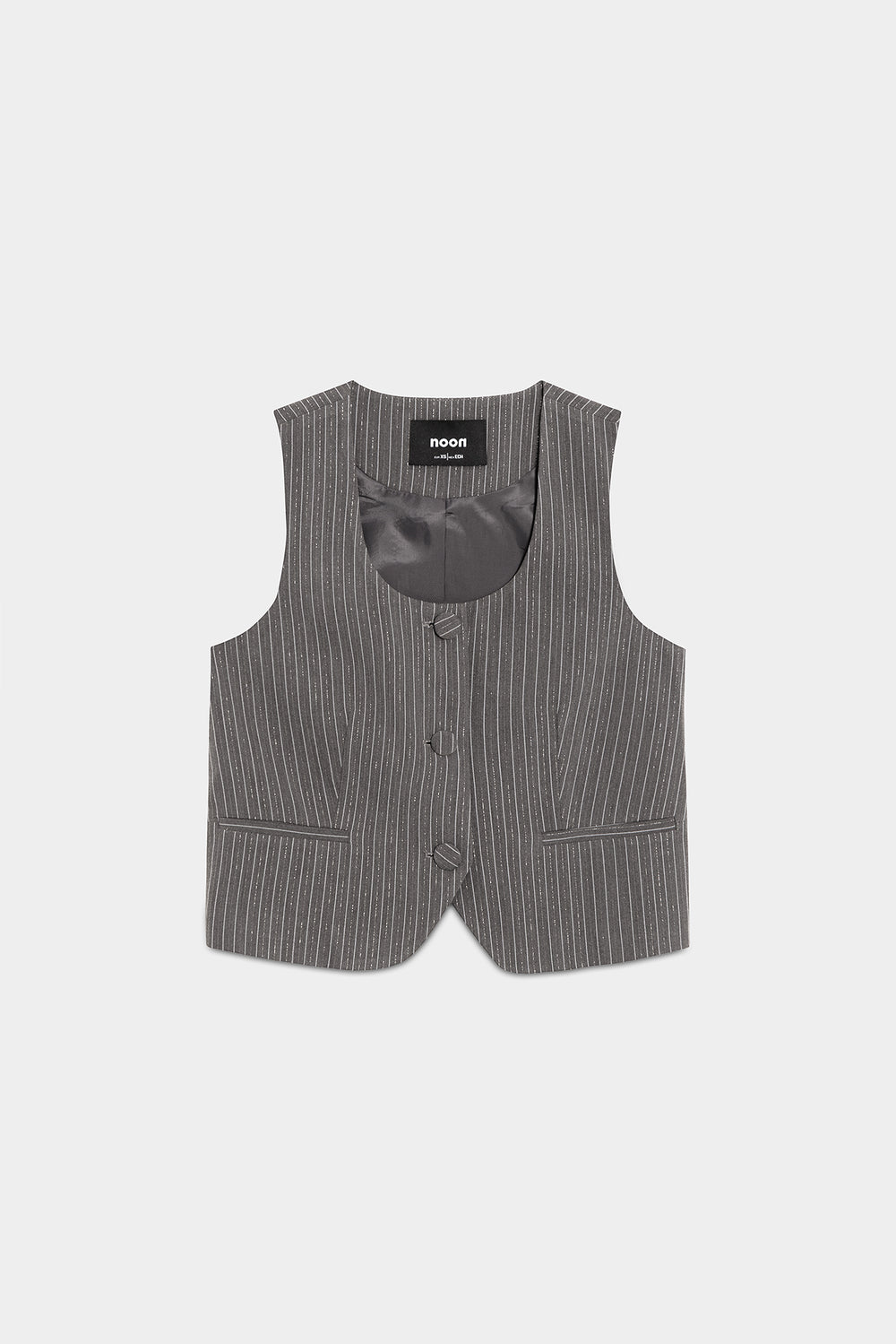 CHALECO RAYAS LUREX