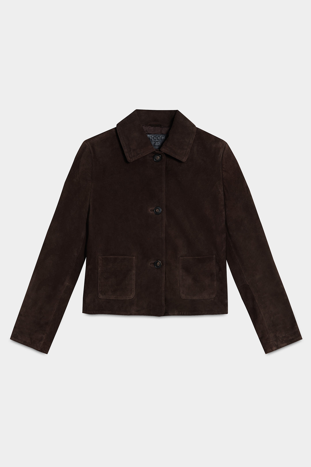 CHAQUETA CORTA ANTE BOLSILLOS