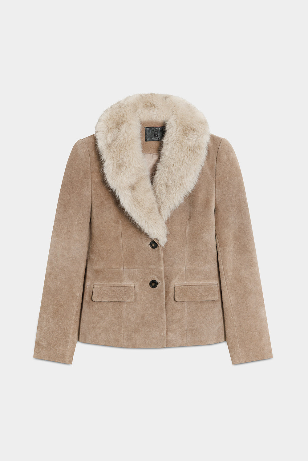 CHAQUETA ANTE CUELLO PELO
