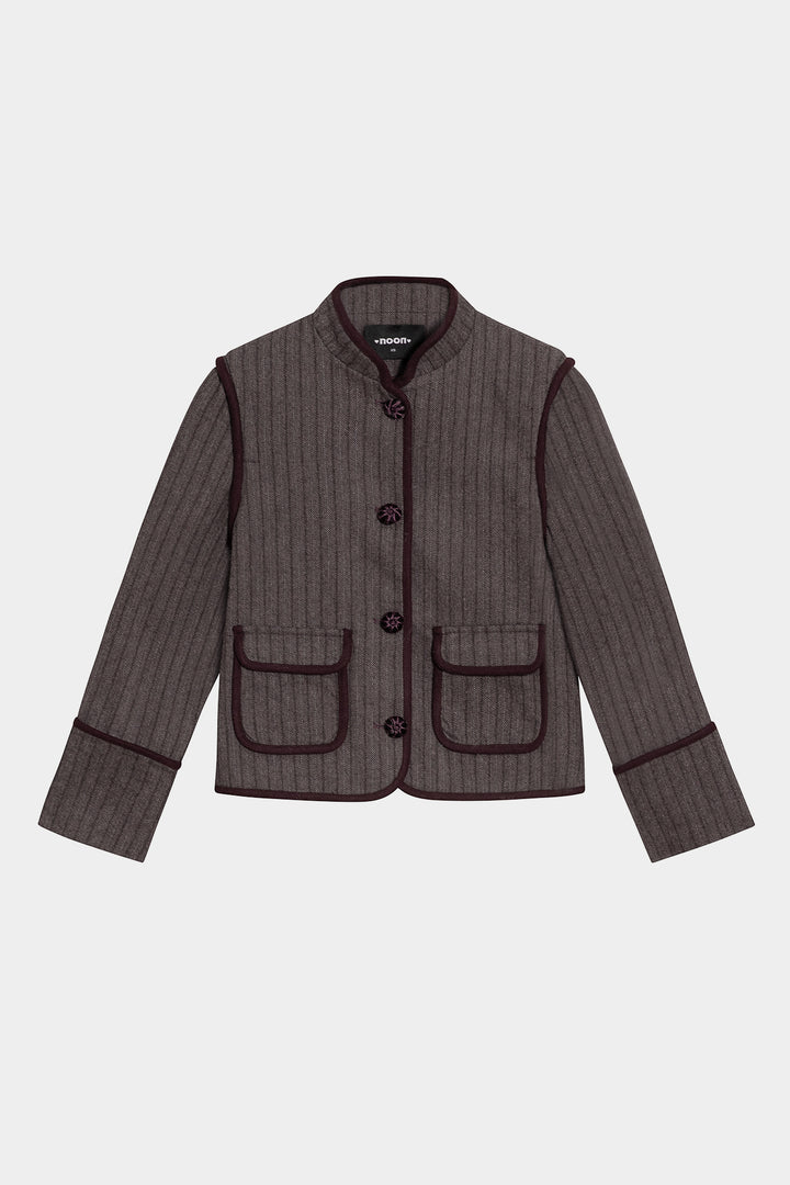 CHAQUETA AUSTRIACA RAYAS ESPIGA