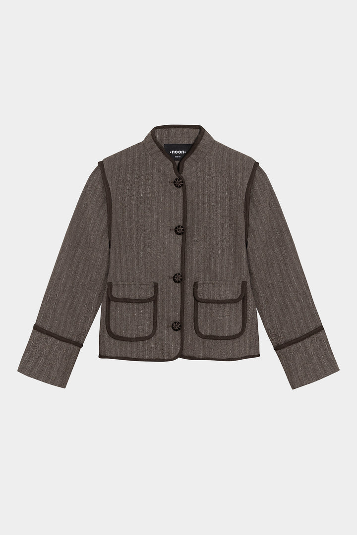 CHAQUETA AUSTRIACA RAYAS ESPIGA