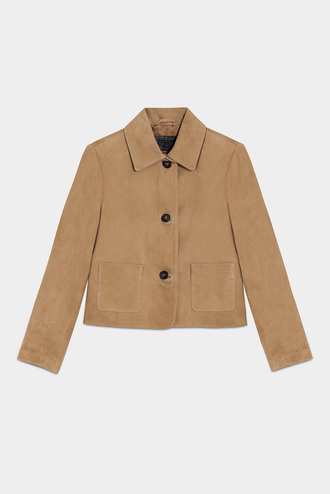CHAQUETA CORTA ANTE BOLSILLOS