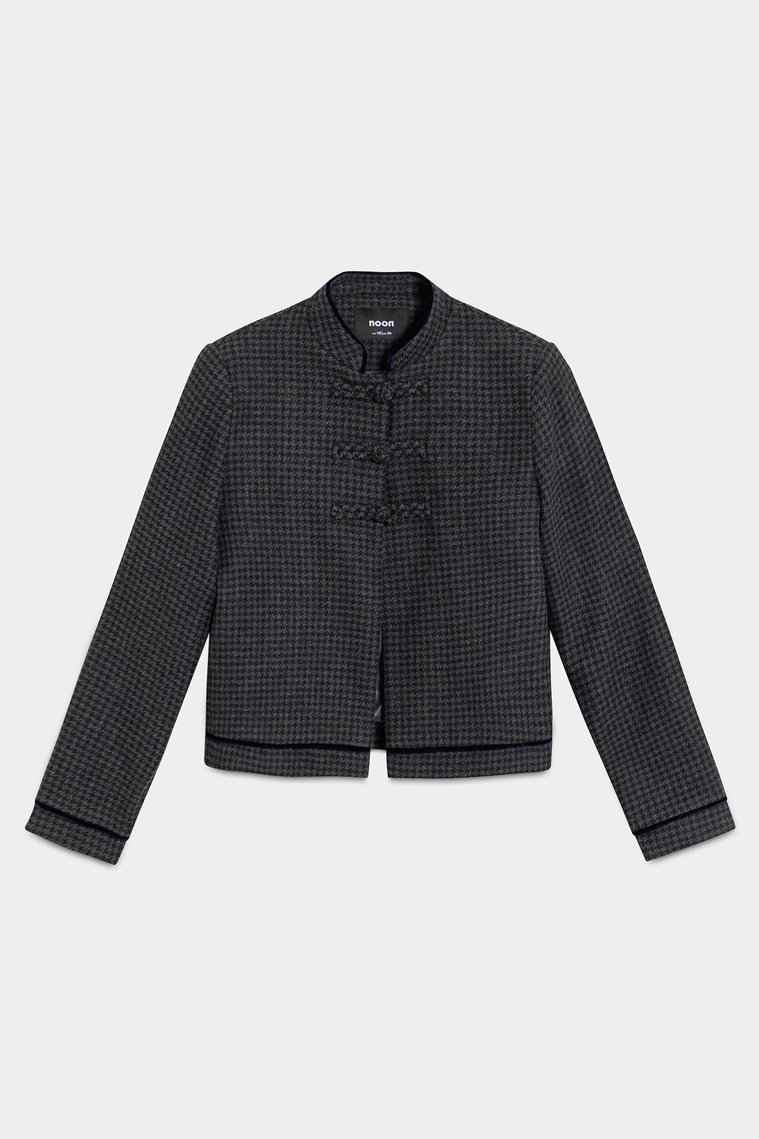 CHAQUETA CROPPED PATA DE GALLO