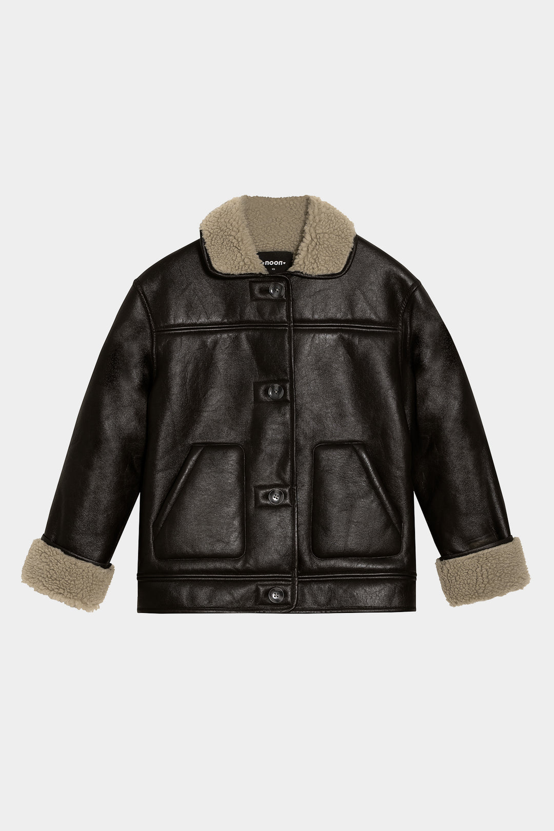 SHEEPSKIN EFFECT JACKET