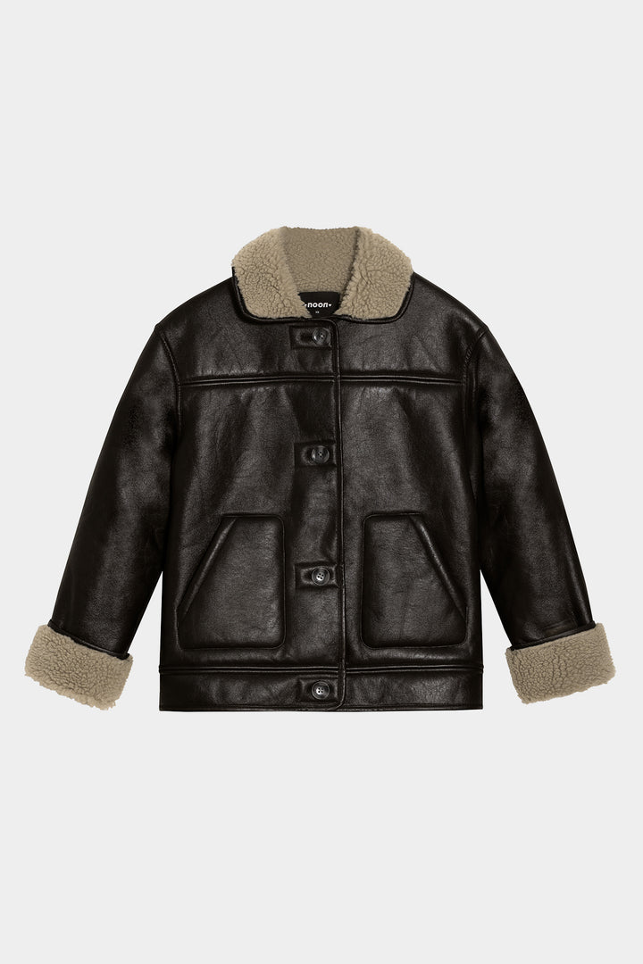 SHEEPSKIN EFFECT JACKET