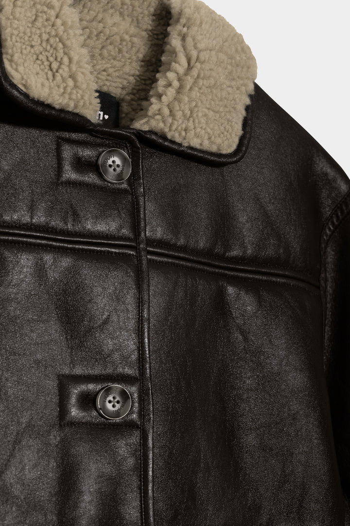 SHEEPSKIN EFFECT JACKET