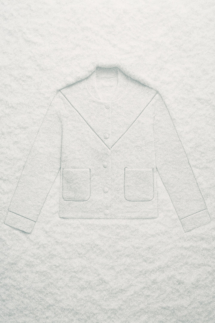 Contrast Herringbone Jacket