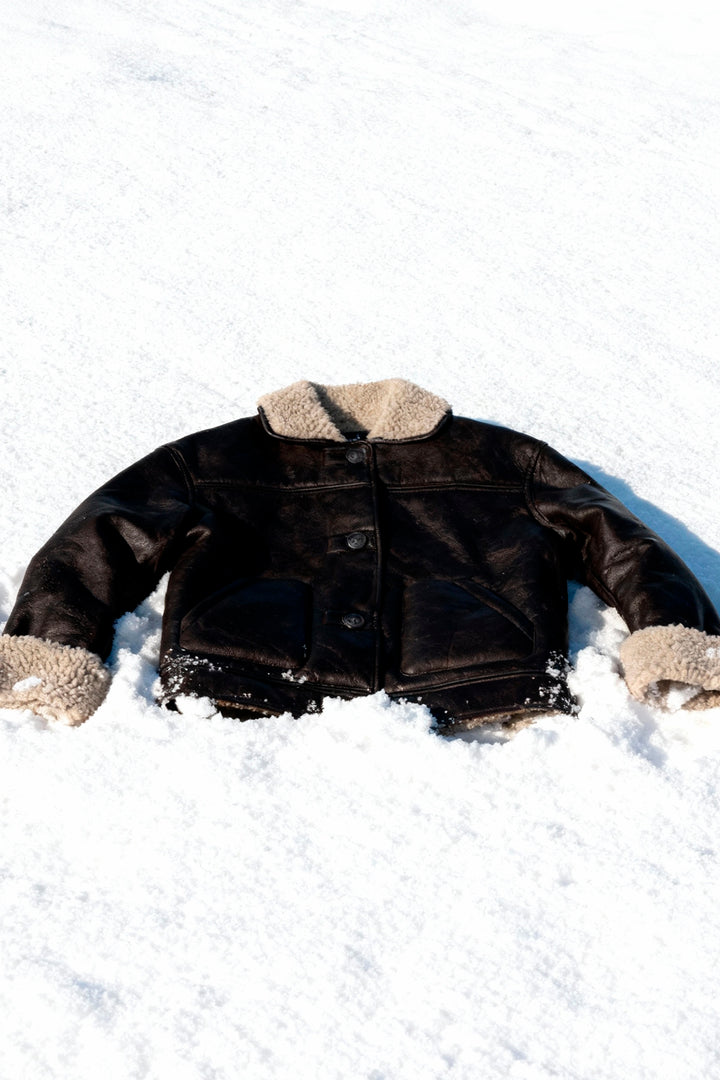SHEEPSKIN EFFECT JACKET