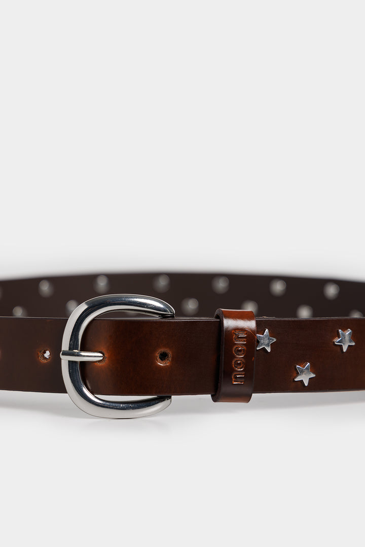 LEATHER STAR BELT