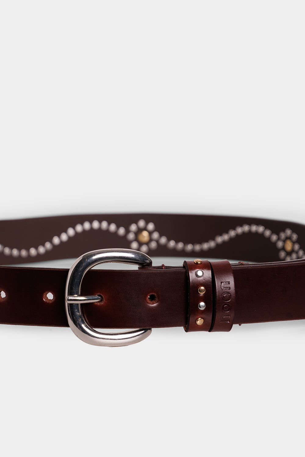 MULTI-STUDDED LEATHER BELT