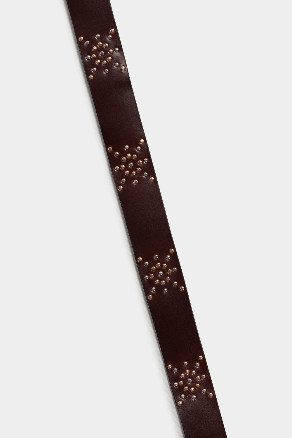 STUDDED LEATHER BELT