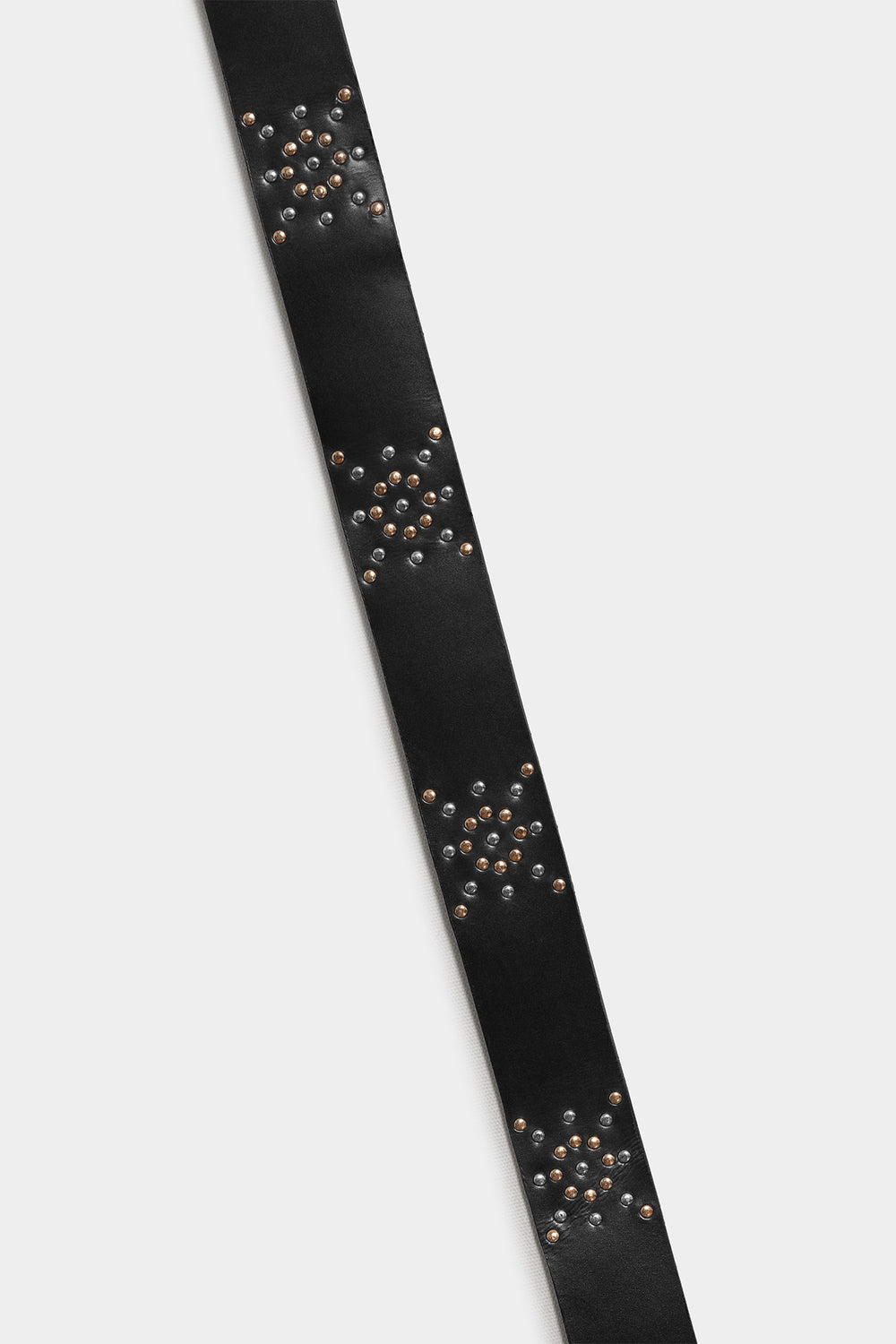 STUDDED LEATHER BELT