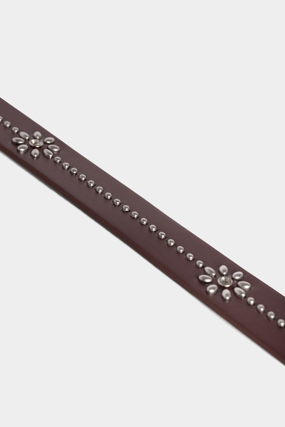 Shiny Flower Studded Belt