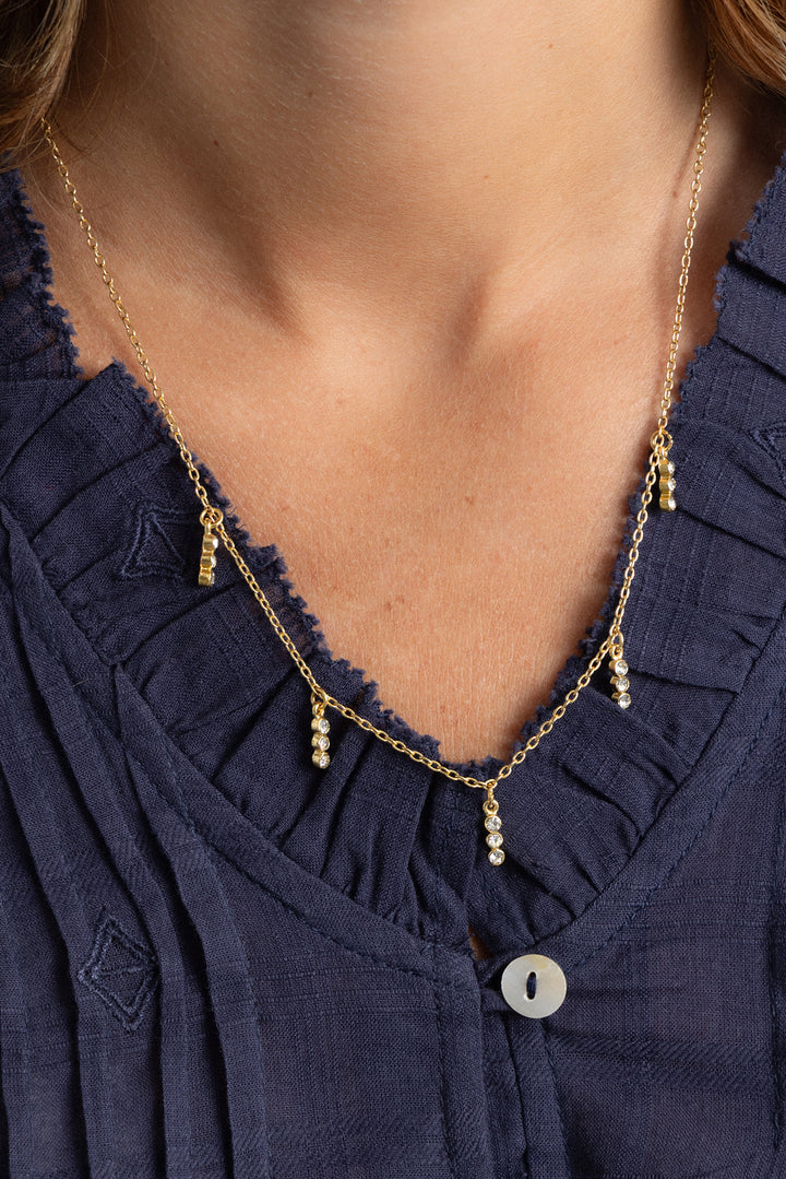 GLITTER BEAD NECKLACE