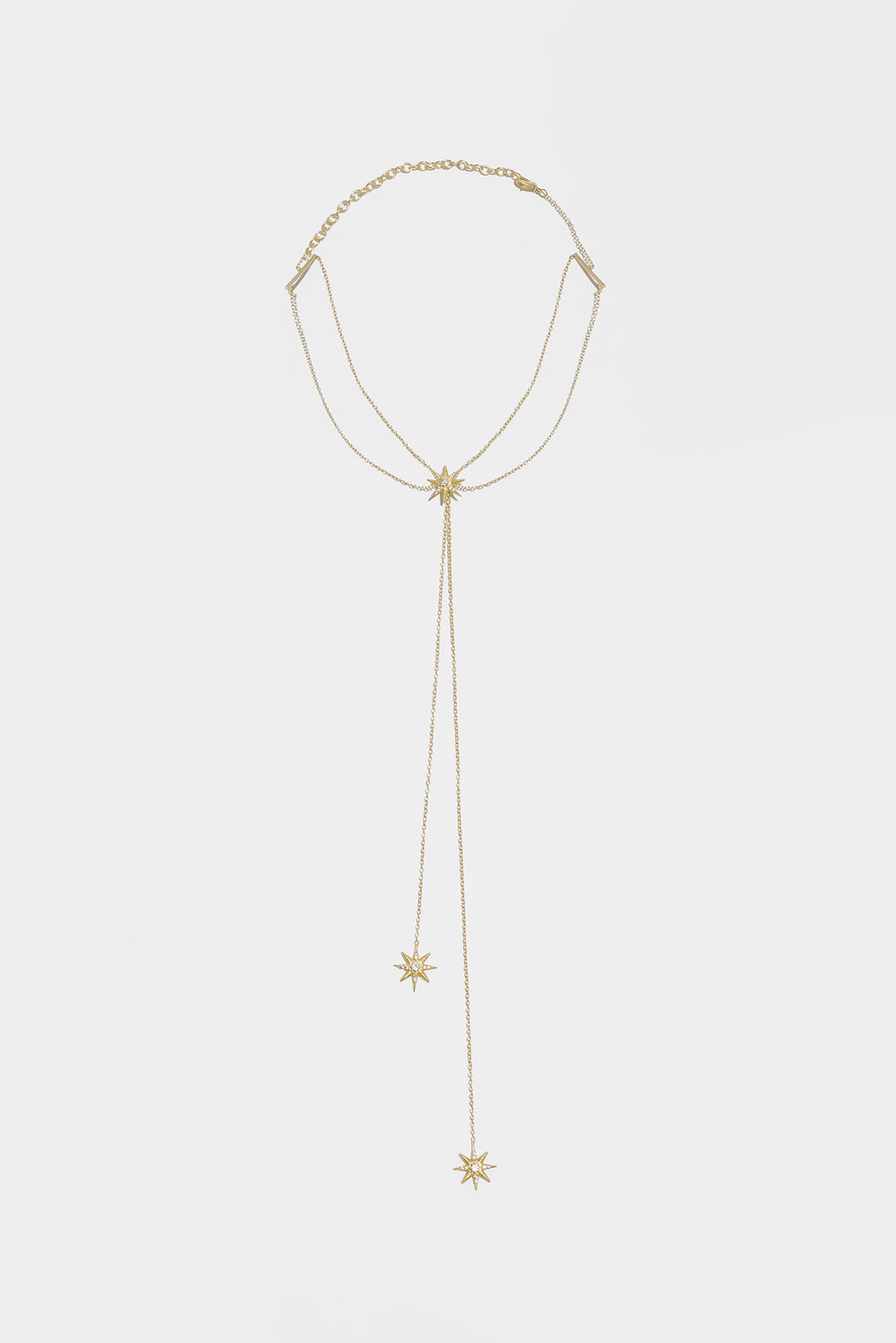 COLLAR LARGO ESTRELLA CADENAS