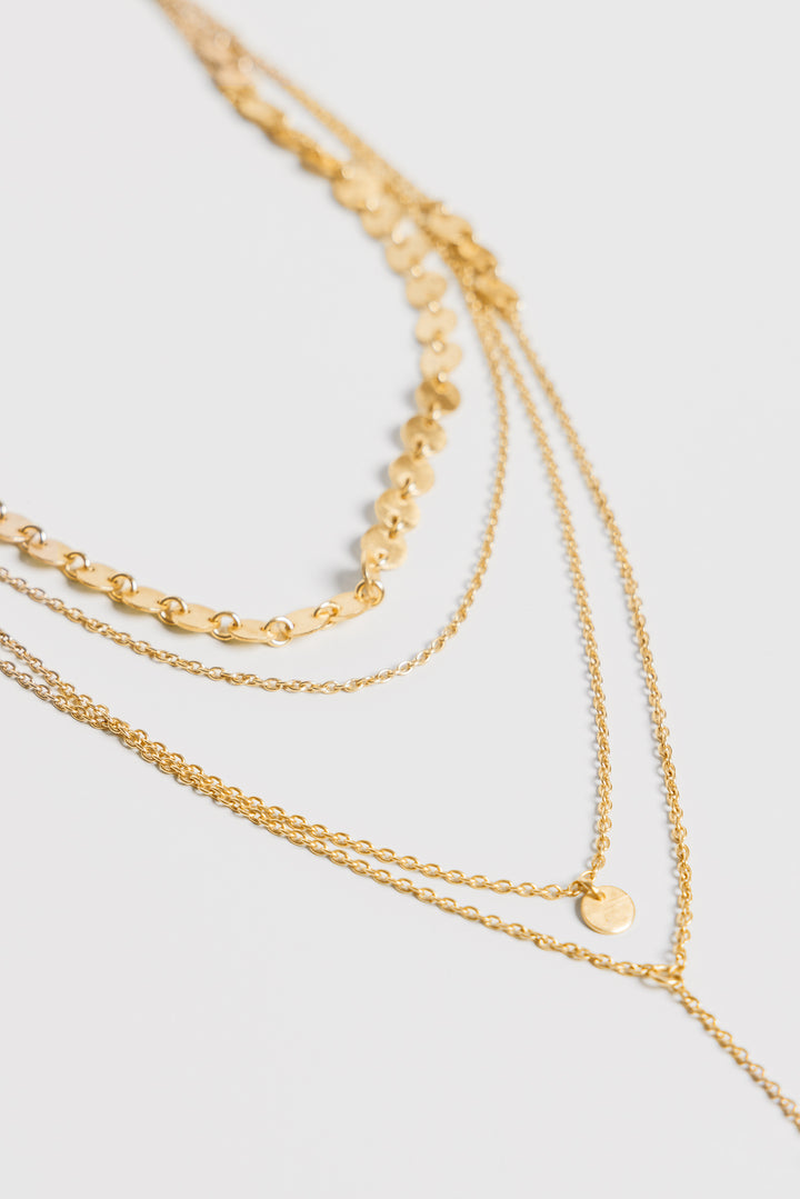 COLLAR MULTI CADENAS CHAPITAS