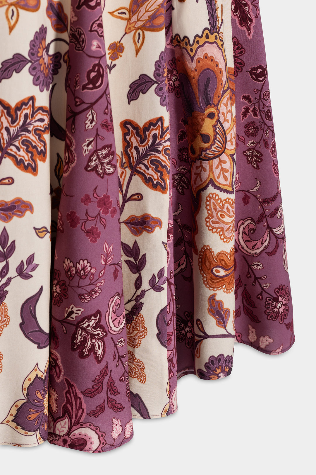 FALDA MIDI CONTRASTE ASIMETRICO CLARA