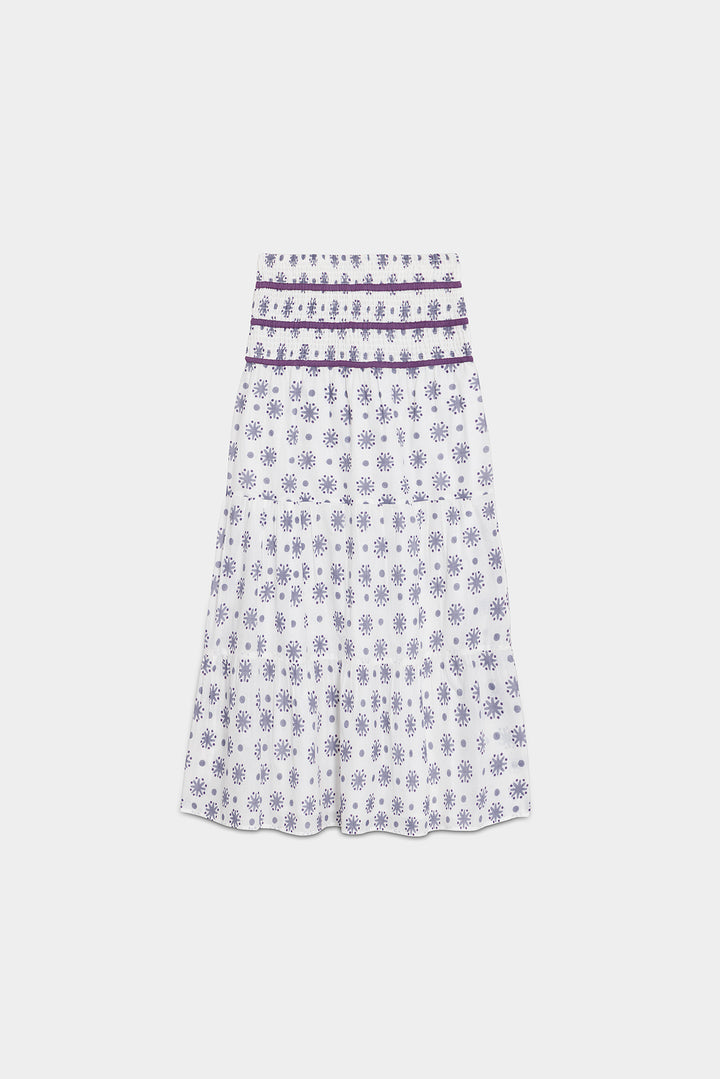 FALDA LARGA ESTAMPADA
