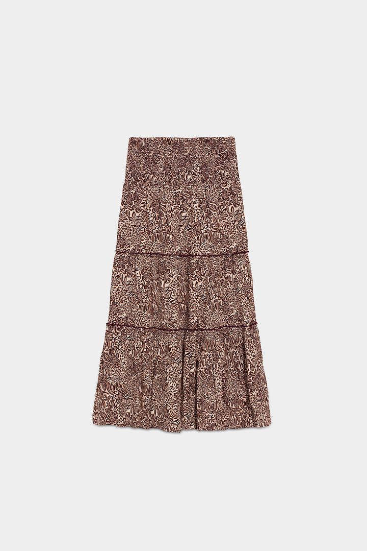 SAIA COMPRIDA ESTAMPADA