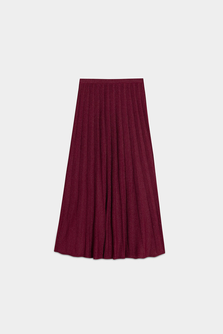 MIDI SKIRT WITH SEAMS