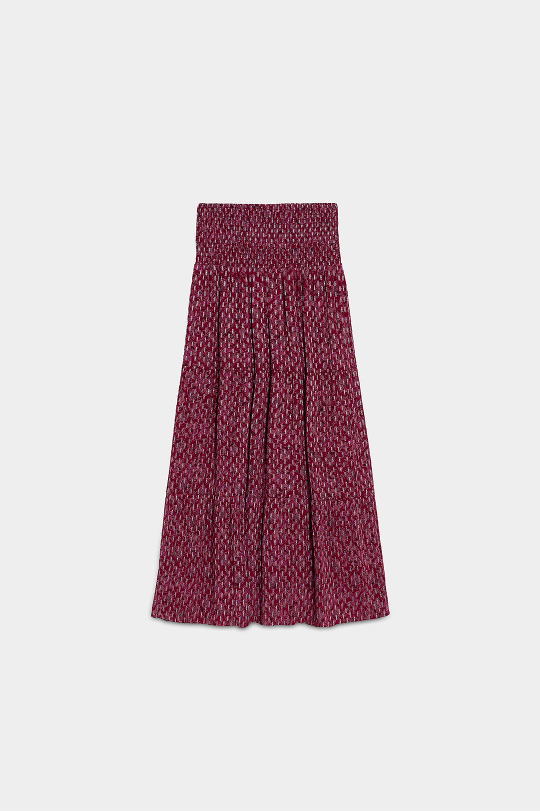 FALDA MIDI DETALLE LUREX