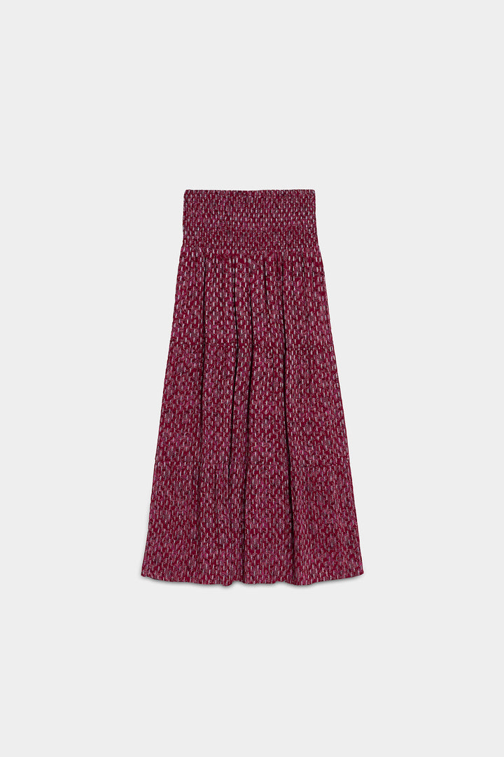 FALDA MIDI DETALLE LUREX