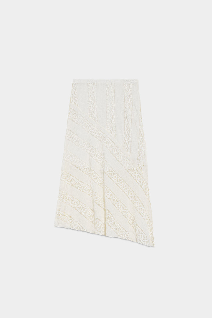 FALDA MIDI LACE