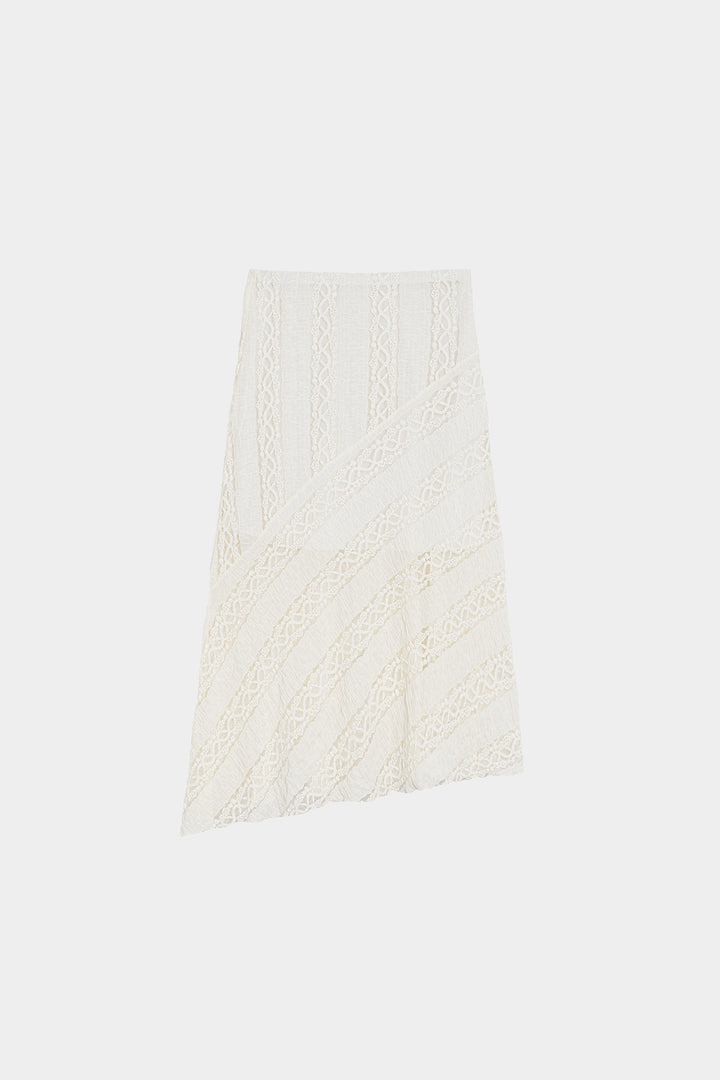 FALDA MIDI LACE