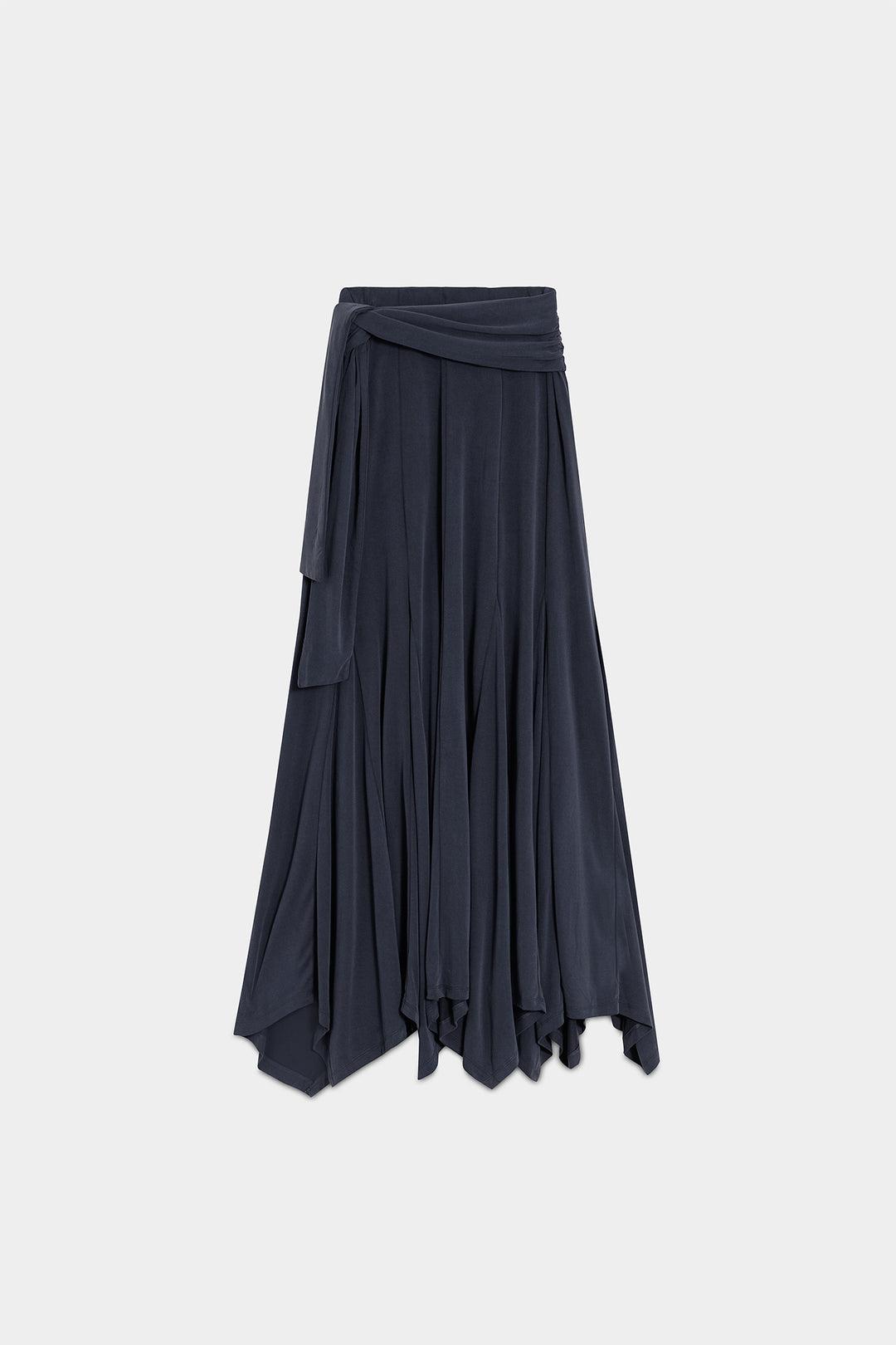 FALDA MIDI PUNTO LAZADA