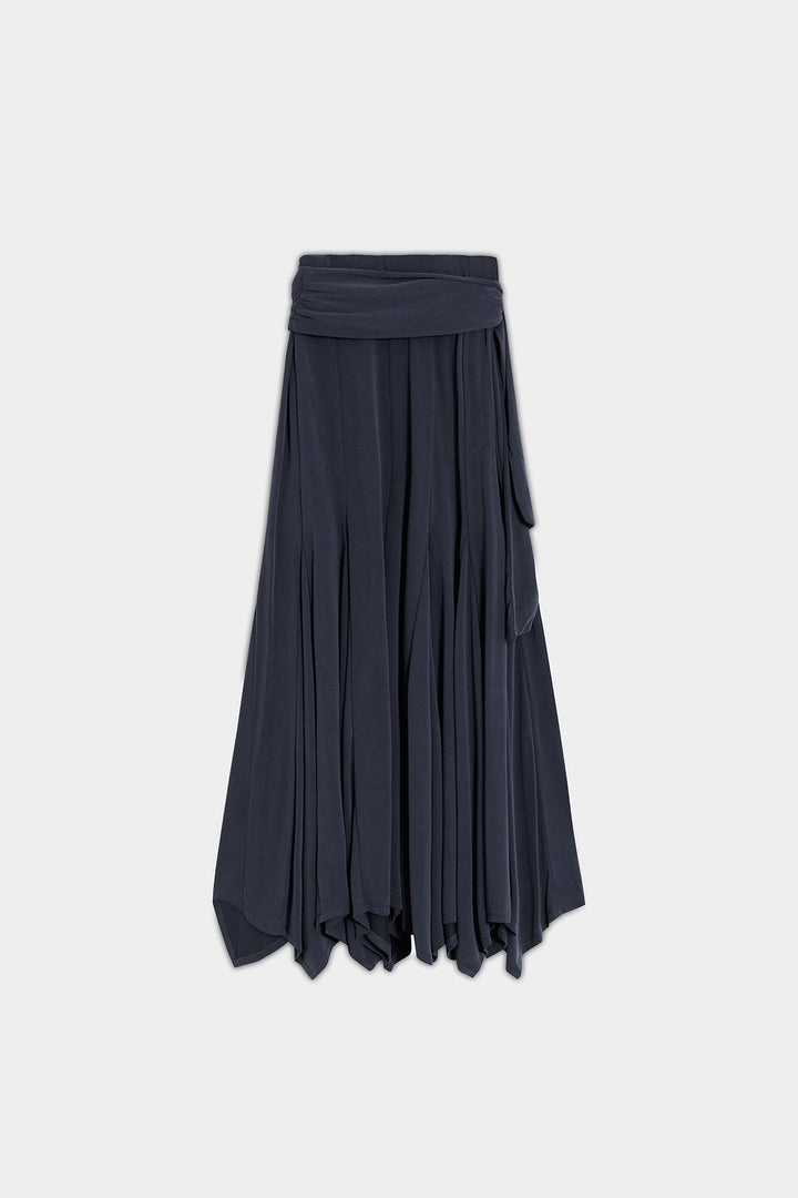 FALDA MIDI PUNTO LAZADA