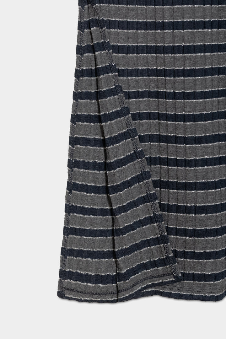 FALDA MIDI RAYAS LUREX